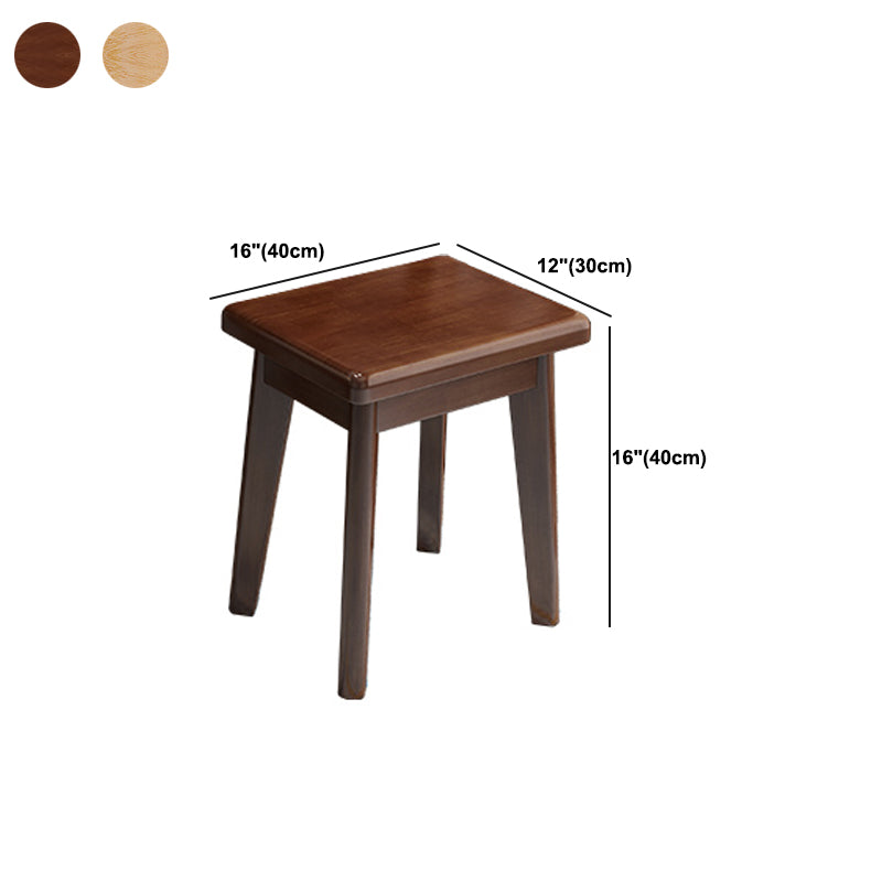 Mirrored Wood Makeup Dressing Table Stool Set with 4 Drawers