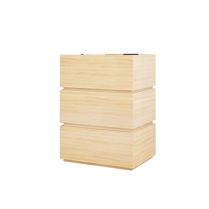 Contemporary 21" Rectangle Accent Chest, Wooden Chest with Drawers