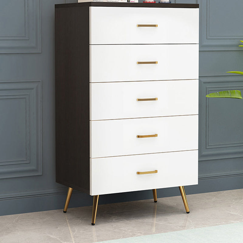 15.75" Wide Wood Accent Chest with Soft Close Drawers Scratch Resistant Chest