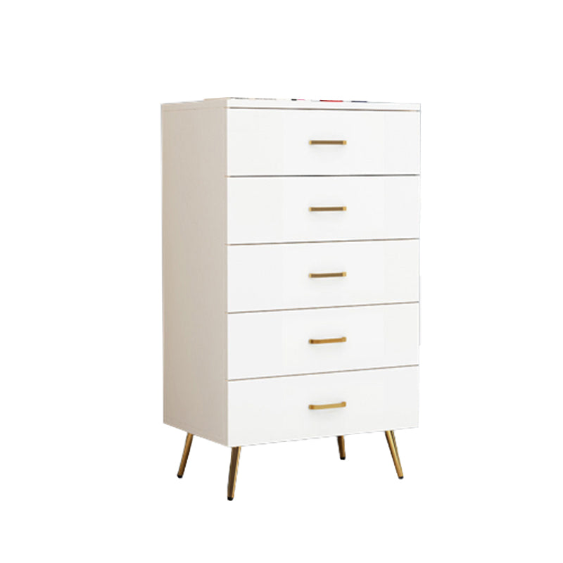 15.75" Wide Wood Accent Chest with Soft Close Drawers Scratch Resistant Chest