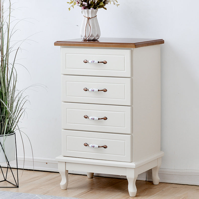 15.74" Wide Accent Chest with Drawers Solid Wood Chest with Cabriole Legs
