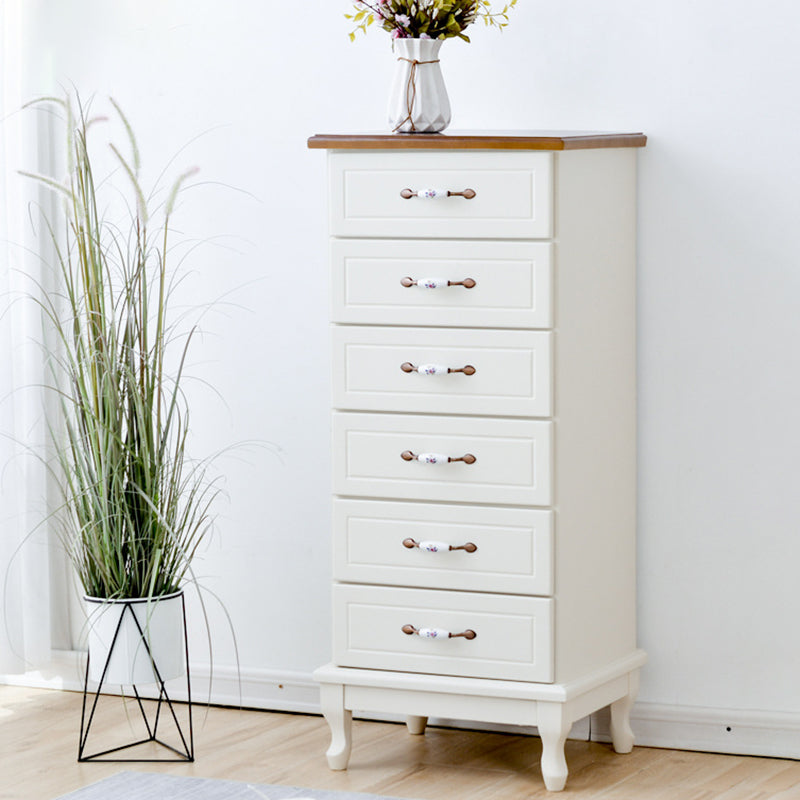 15.74" Wide Accent Chest with Drawers Solid Wood Chest with Cabriole Legs