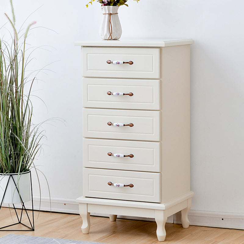 15.74" Wide Accent Chest with Drawers Solid Wood Chest with Cabriole Legs