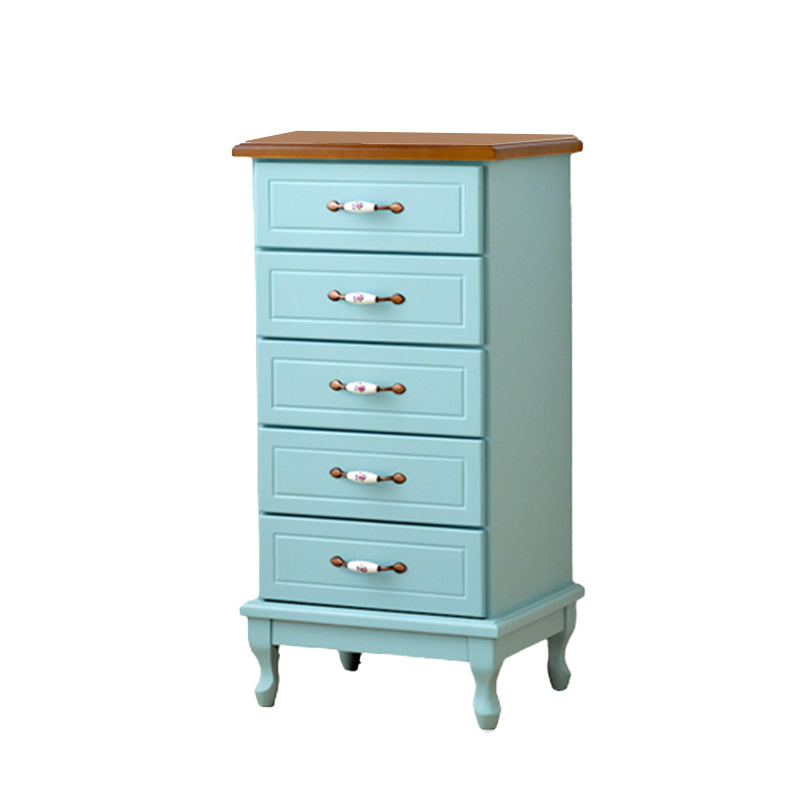 15.74" Wide Accent Chest with Drawers Solid Wood Chest with Cabriole Legs