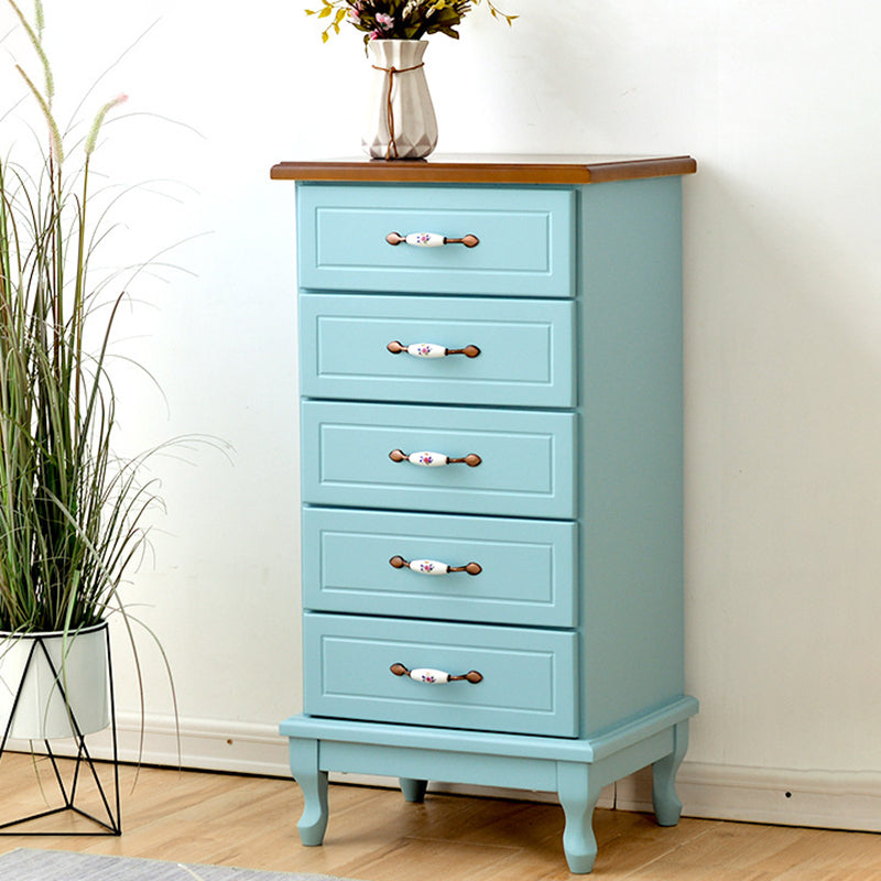 15.74" Wide Accent Chest with Drawers Solid Wood Chest with Cabriole Legs