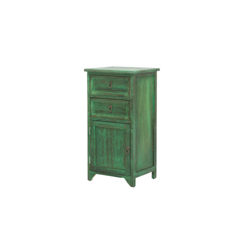 Industrial Bracket  Legs Accent Cabinet with Door and Drawers Storage Cabinet