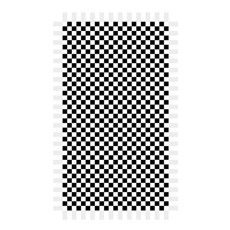 Simplicity Plaid Area Rug Polyester Carpet Non-Slip Backing Rug for Home Decoration