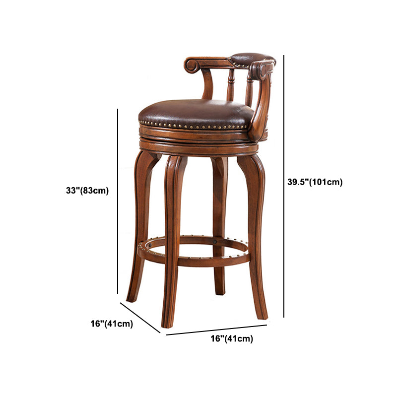 Modern 1/3 Pieces Solid Wood Pub Table Set Round Counter Table for Dining Room