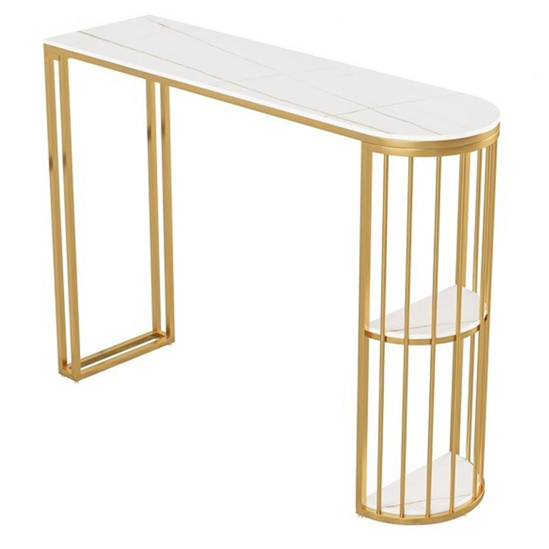 Luxurious Irregular Shape Bar Table Set 1/2/3 Pieces Sintered Stone Counter Table Set