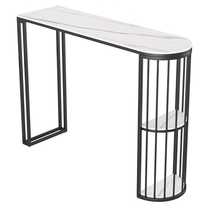 Luxurious Irregular Shape Bar Table Set 1/2/3 Pieces Sintered Stone Counter Table Set