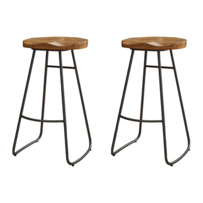 Modern Bar Table Set 1/2/5 Pieces Rectangle Pine Wood Counter Table with High Stools