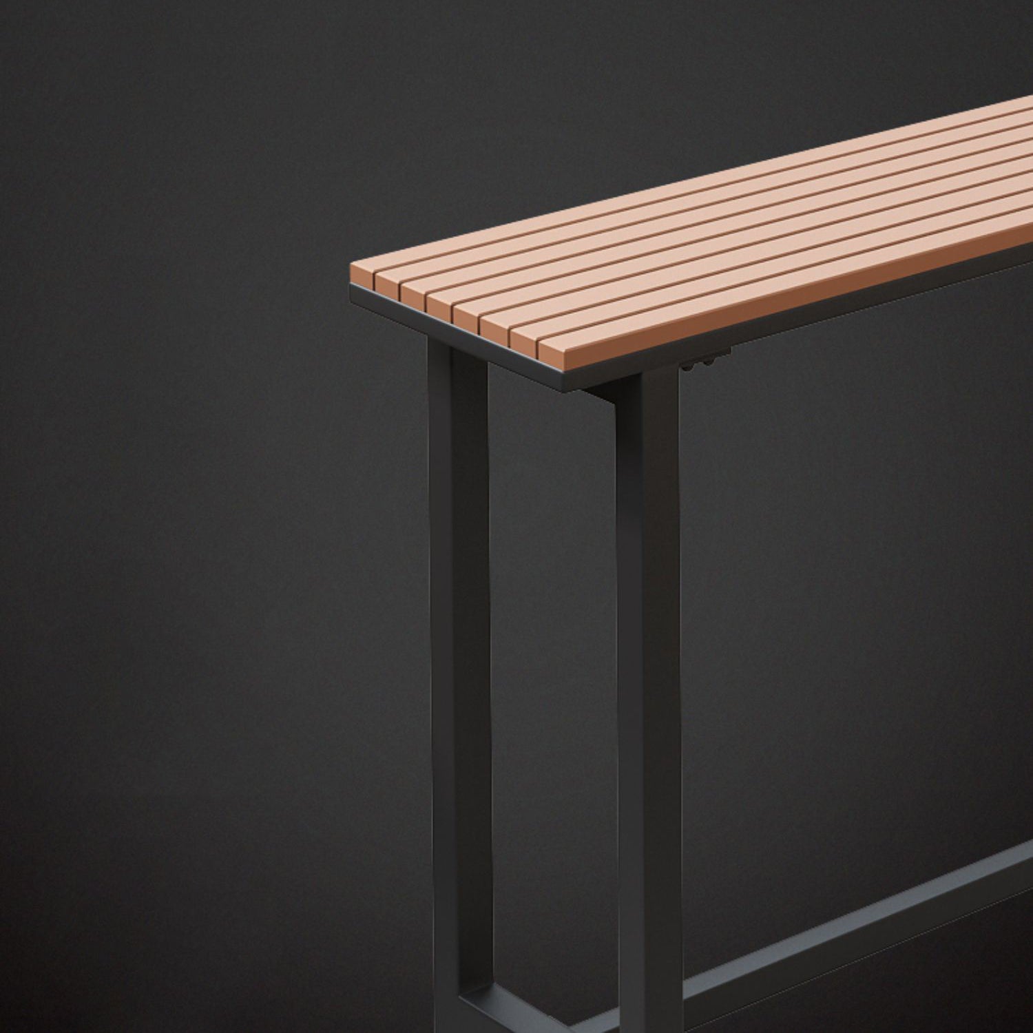 Modern Bar Table Set 1/2/5 Pieces Rectangle Wood Counter Table with Stools for Balcony