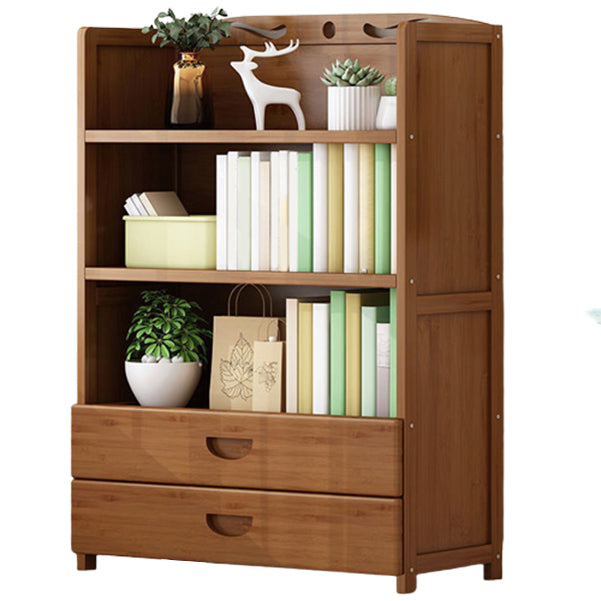 9.9" W Modern Bookcase Matte Finish Closed Back Bookshelf for Study Room