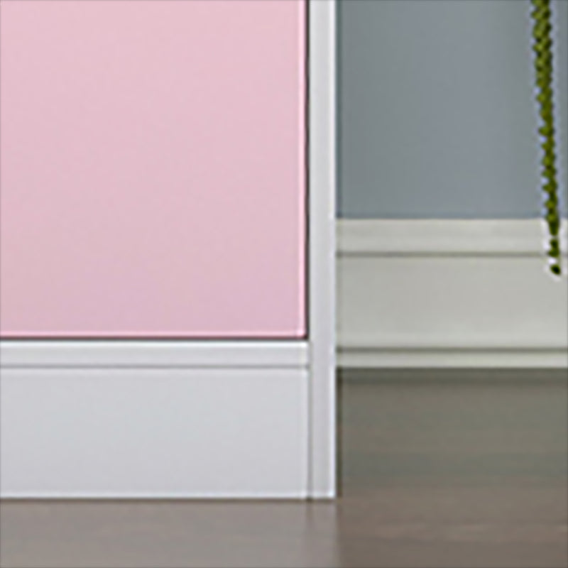 Contemporary Standard Bookshelf Wooden Closed Back Bookcase with Rectangular Shelves