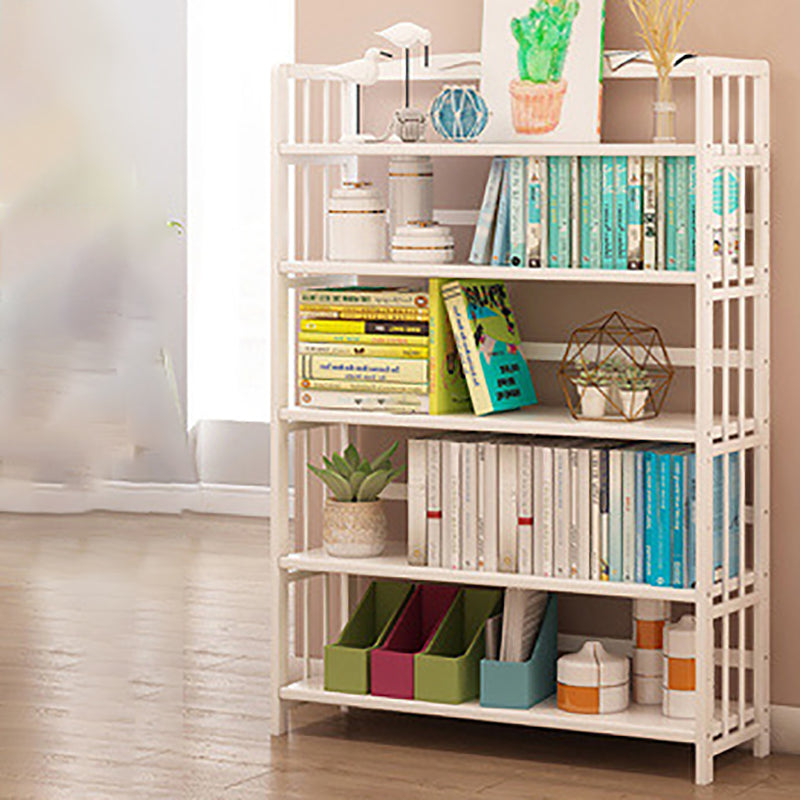 Wooden Shelf Bookcase Contemporary Book Shelf for Studying Room