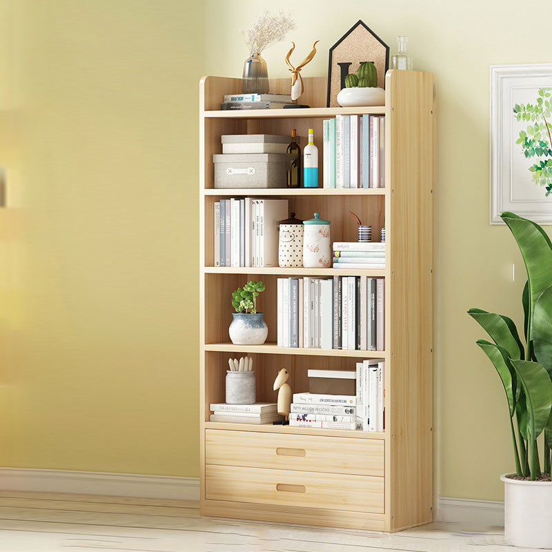 Wooden Shelf Bookcase Contemporary Book Shelf for Studying Room
