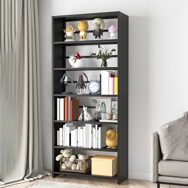 10" Wide Standard Bookcase and Steel Open Book Shelf with Rectangular Shelves