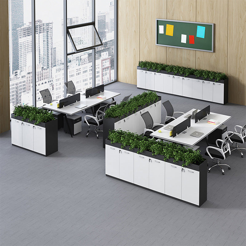 11.8"W Wood Bookshelf with Geometric Multi Layers Bookcase in Dark Taupe (without Plant)