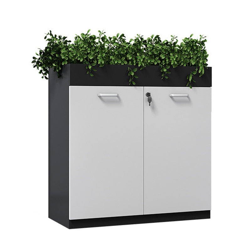 11.8"W Wood Bookshelf with Geometric Multi Layers Bookcase in Dark Taupe (without Plant)