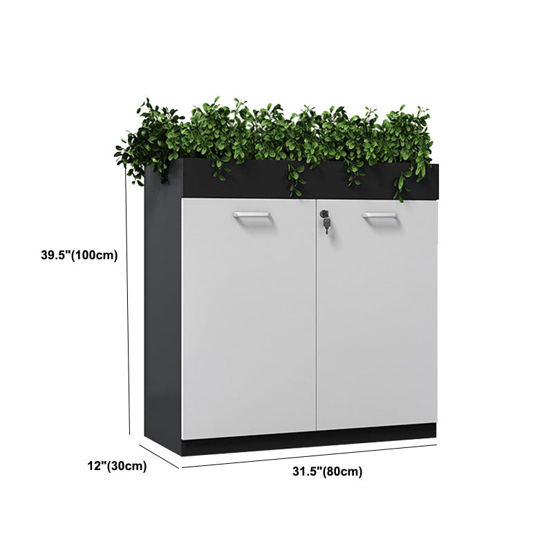 11.8"W Wood Bookshelf with Geometric Multi Layers Bookcase in Dark Taupe (without Plant)