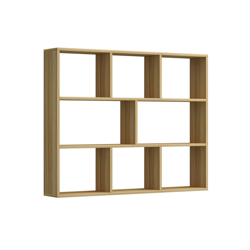 6"/8" W Modern Wooden Bookcase Wall-mounted Bookshelf with Shelves