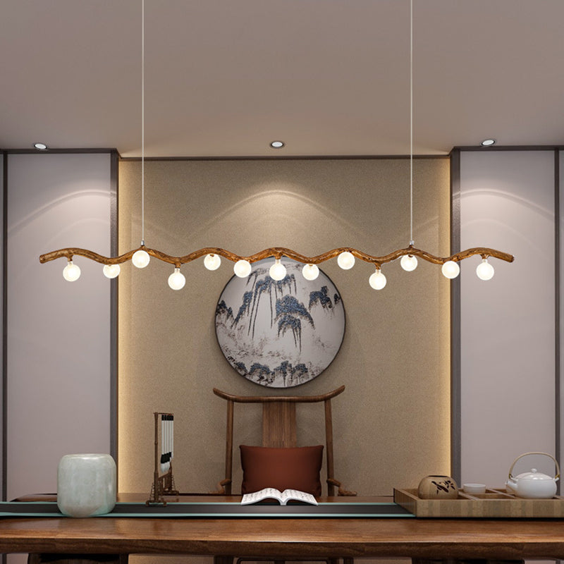 Modern Style Hanging Island Light Creative Hanging Lighting Fixture for Dining Room