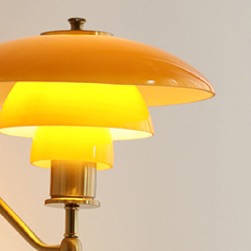 Metal/Glass Wall Light Industrial Polish Finish Lighting for Home