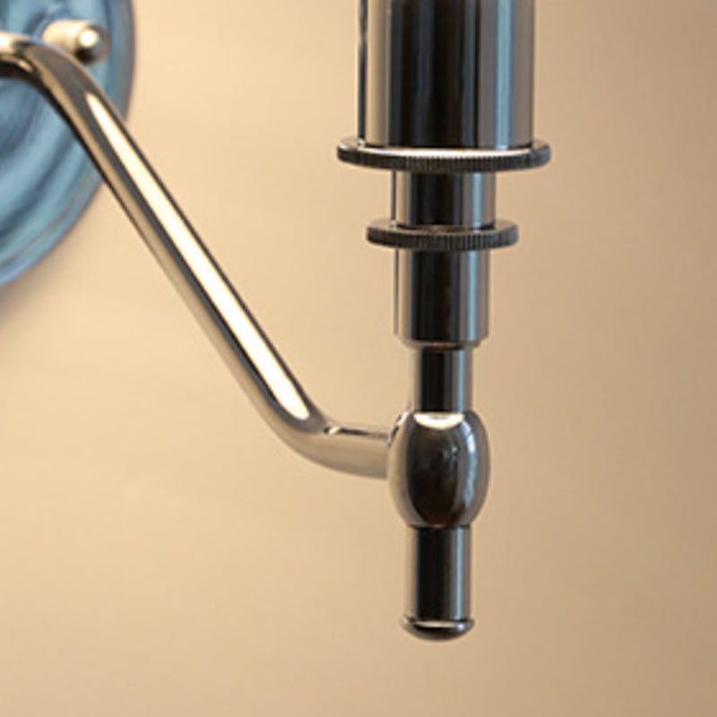 Metal/Glass Wall Light Industrial Polish Finish Lighting for Home