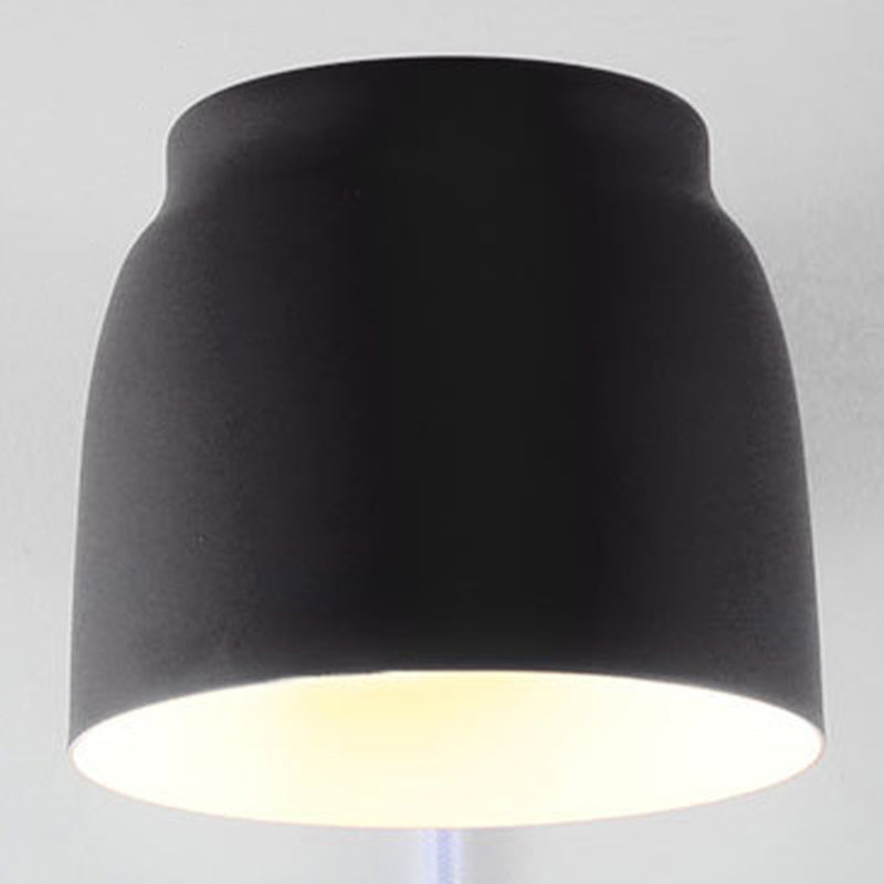 Single Contemporary Black/White/Grey Wall Mounted Sconce LED Wall Light