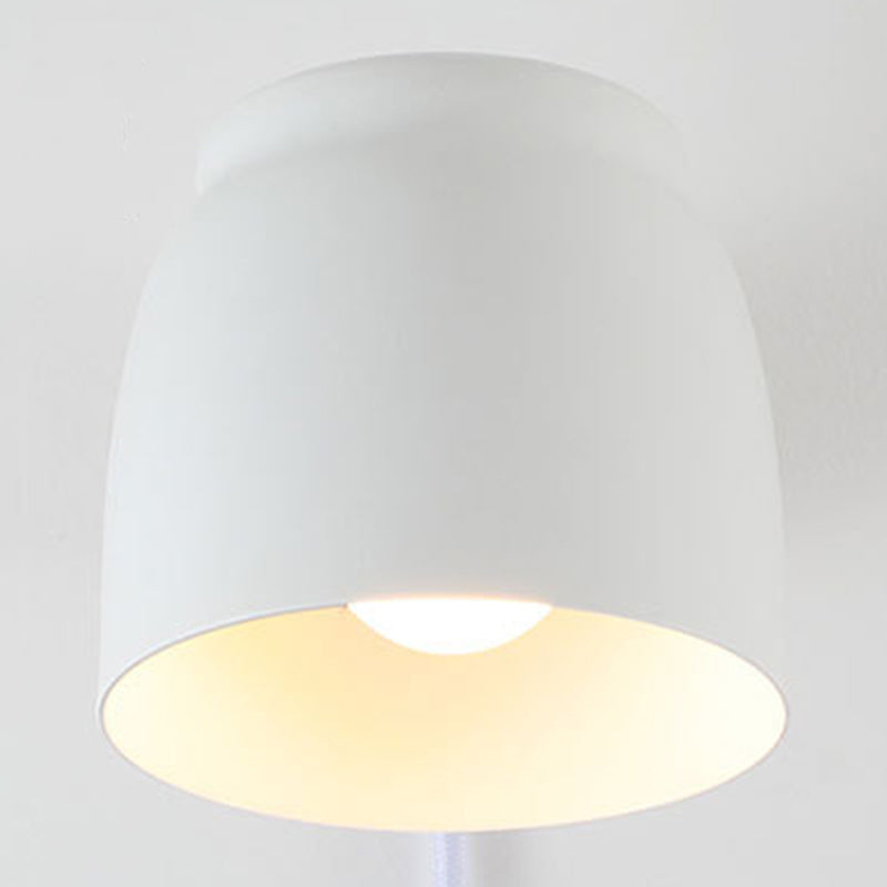 Single Contemporary Black/White/Grey Wall Mounted Sconce LED Wall Light