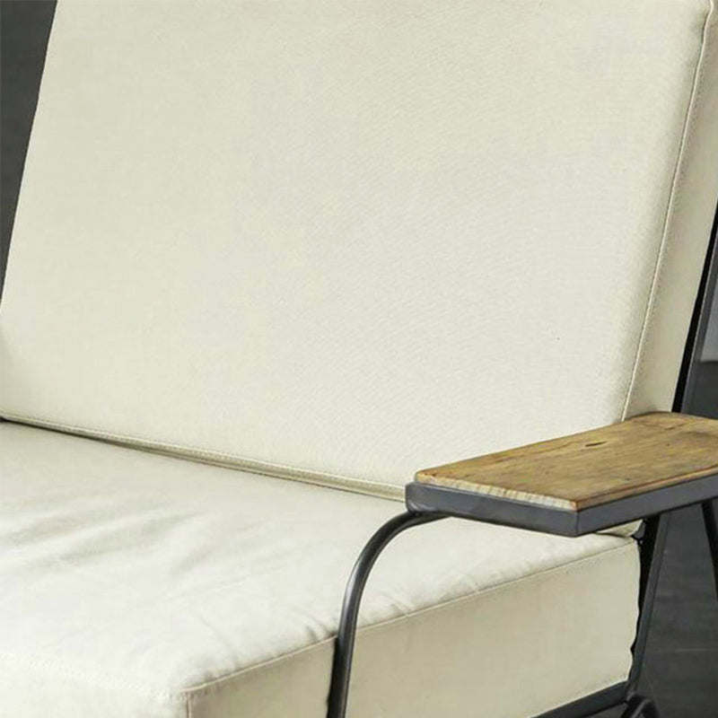 Nordic Arms Included Square Arms Cushion Back Accent Armchair