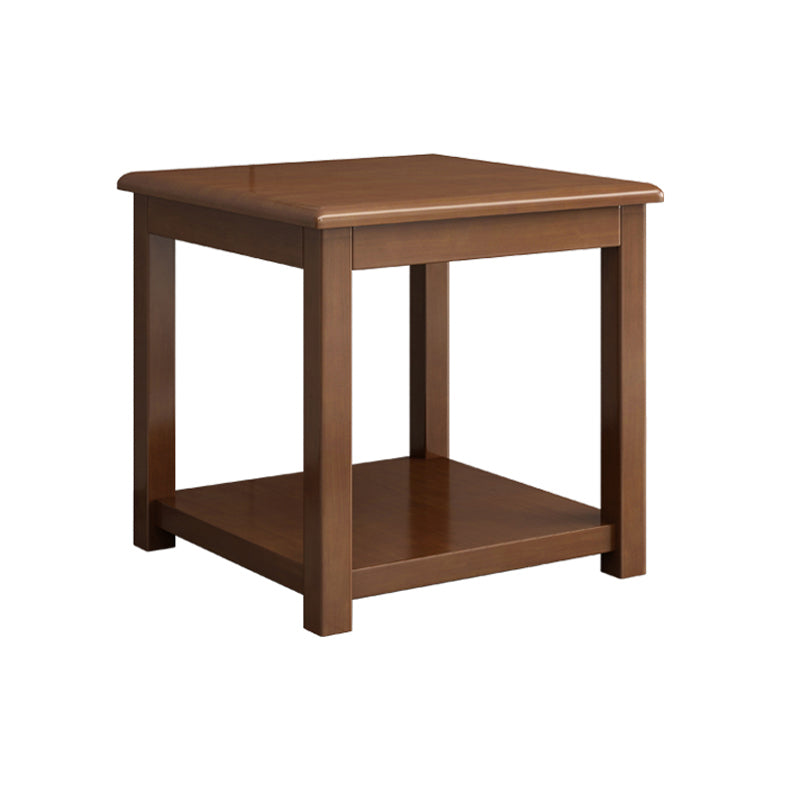 23.62 inch Wide Contemporary Style Coffee Cocktail Table Solid Wood Coffee Table
