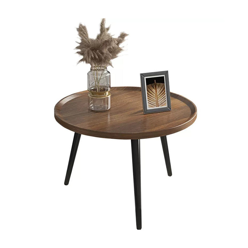 Modern Style Round/oval Wooden Table Metal 3/4 Legs Base Coffee Table