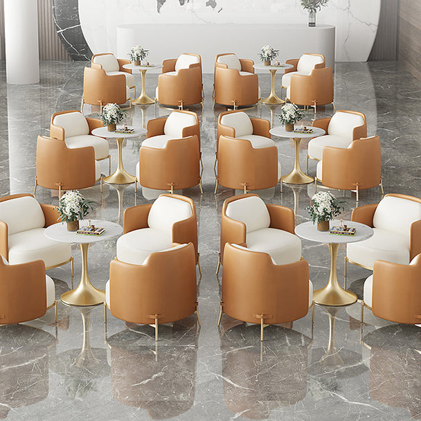 Modern Style Dining Table Tulip Sintered Stone Table for Dining Room