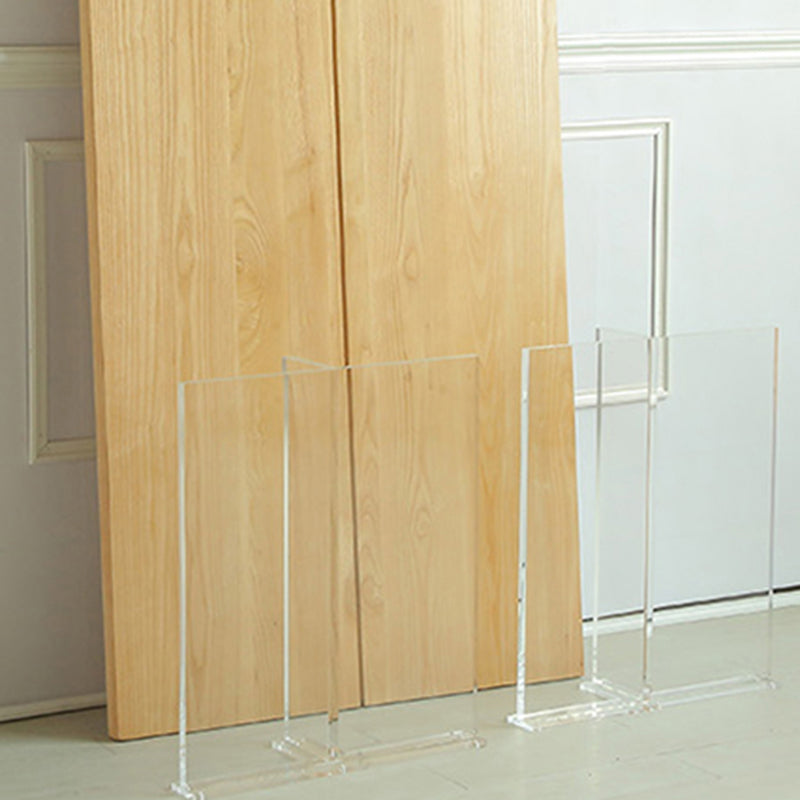 Pine Solid Wood Dining Table Rectangle Dining Table with Double Pedestal Base