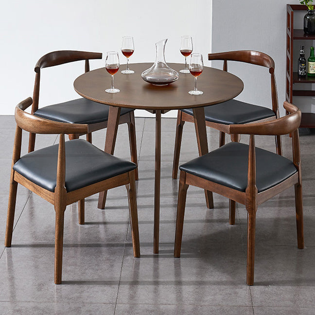 Wood Top Dining Table Restaurant Living Room Contemporary Table