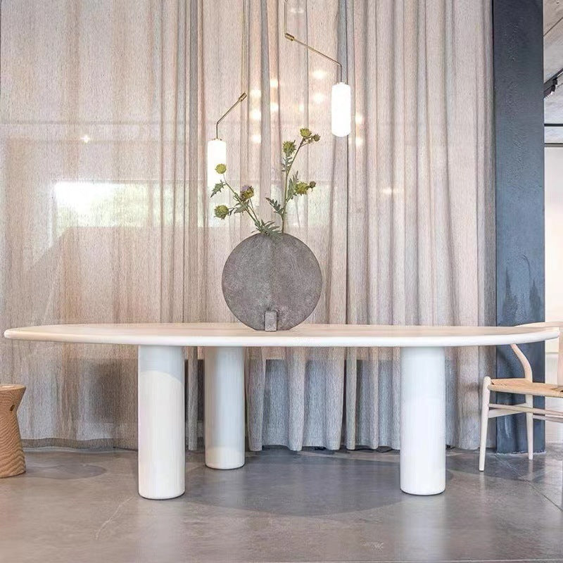 Modern Style White Wood Table Specialty Dining Table for Kitchen