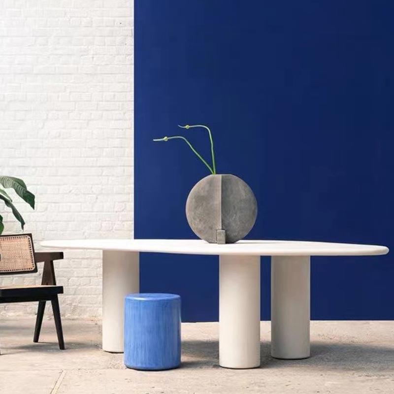 Modern Style White Wood Table Specialty Dining Table for Kitchen