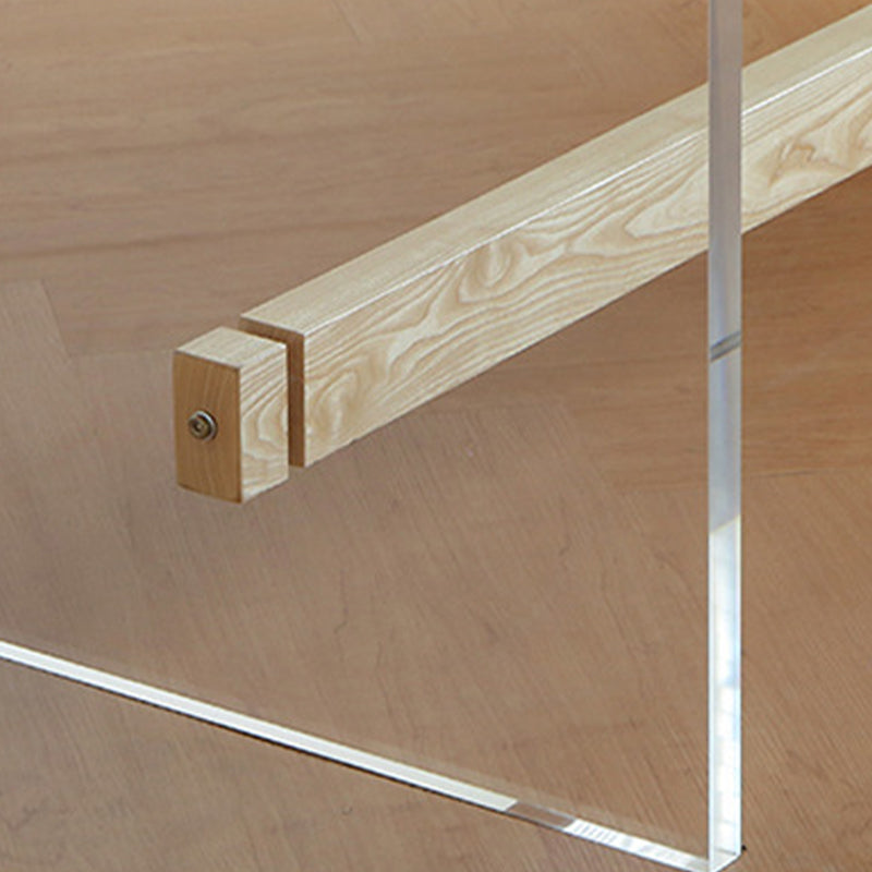 Specialty Dining Table Modern Brown in Solid Wood Table for Kitchen