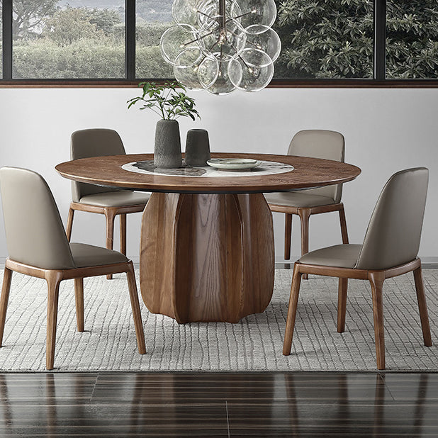 Round Dining Table Contemporary Style Dinner Table for Home Kitchen