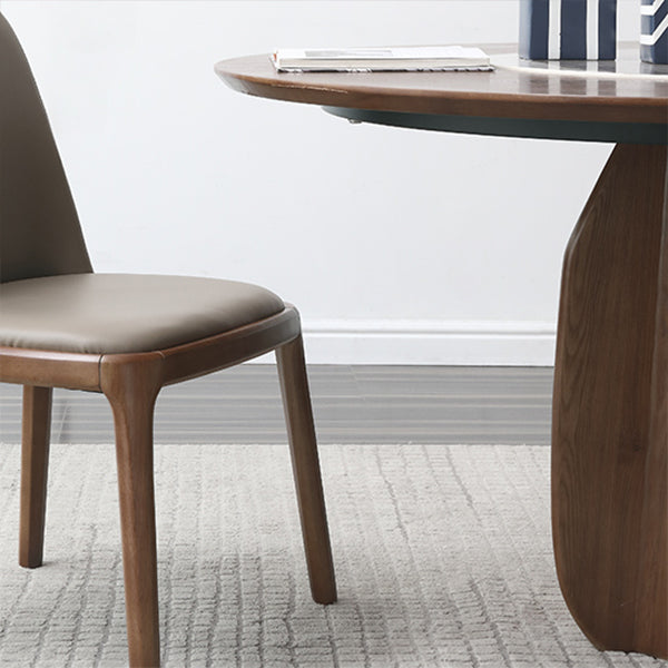 Round Dining Table Contemporary Style Dinner Table for Home Kitchen