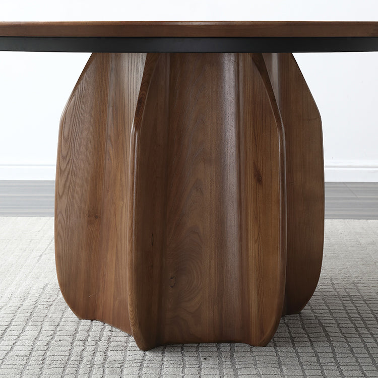 Round Dining Table Contemporary Style Dinner Table for Home Kitchen