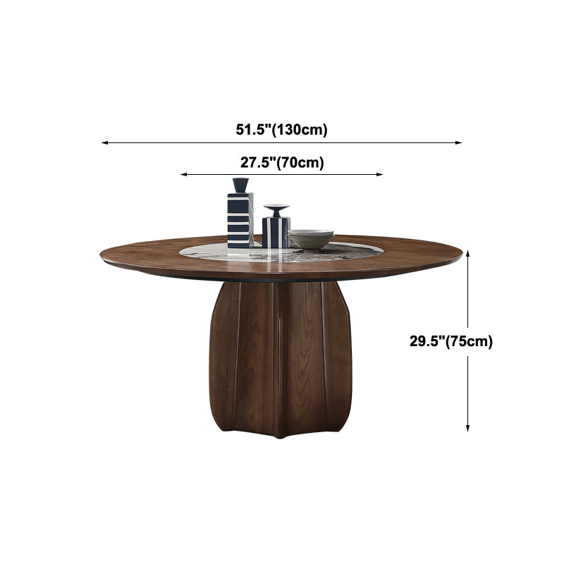 Round Dining Table Contemporary Style Dinner Table for Home Kitchen