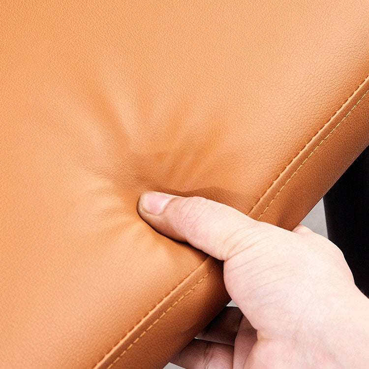 Modern Dining Parsons Chair Armless Chairs with Metal Legs for Kitchen