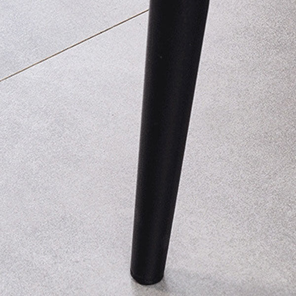 Modern Dining Parsons Chair Armless Chairs with Metal Legs for Kitchen