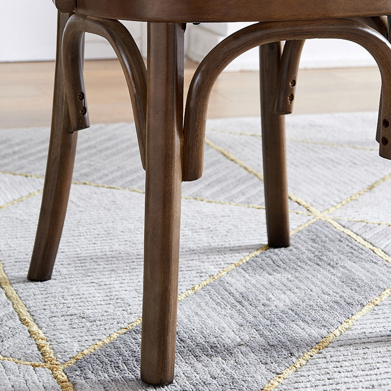 Windsor Back Chair Traditional Wood Dining Kitchen Room Arm Chair