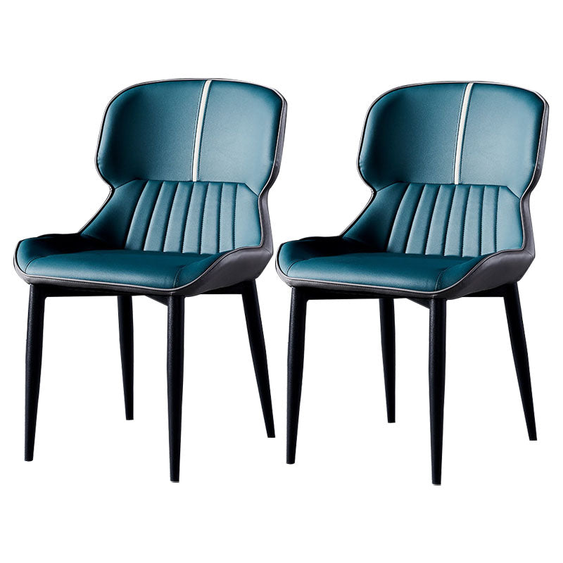 Contemporary Dining Chair Arm Chair with Metal Legs for Kitchen