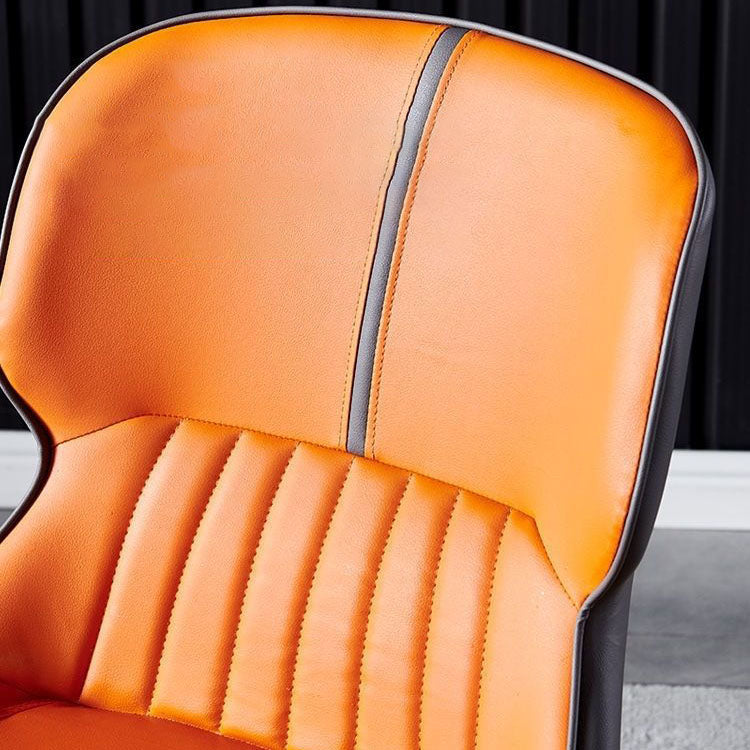 Contemporary Dining Chair Arm Chair with Metal Legs for Kitchen