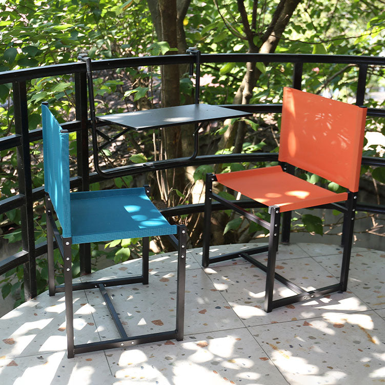 Contemporary Dining Chair Armless Chair with Metal Legs for Kitchen