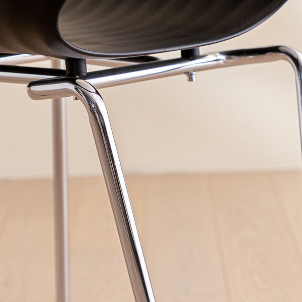 Contemporary Dining Chair Arm Chairs with Metal Legs for Kitchen